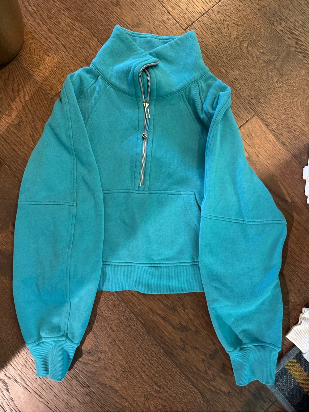 lululemon athletica Teal Half-Zip Pullover